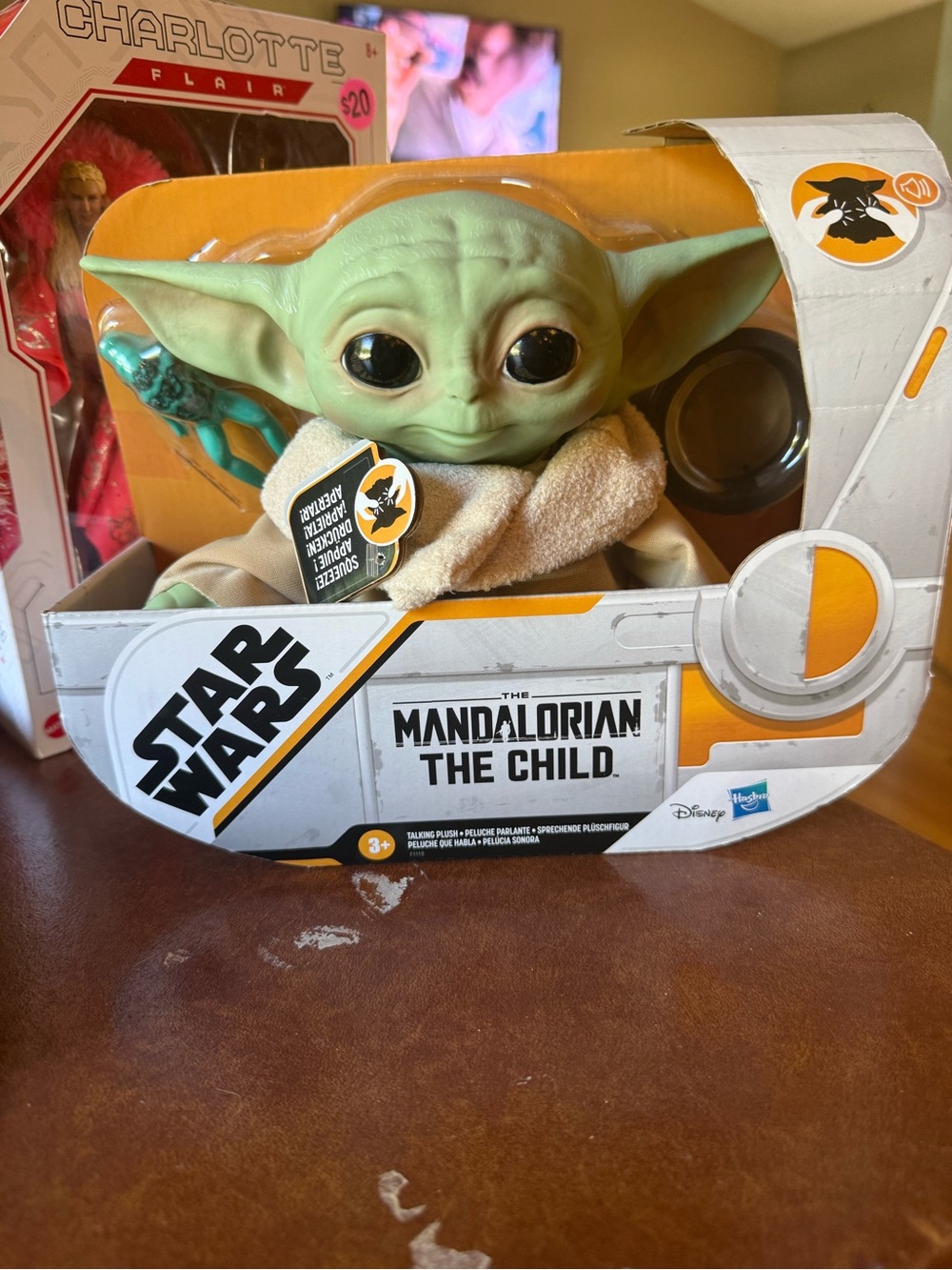 Hasbro Star Wars The Mandalorian The Child Plush - Green & Tan